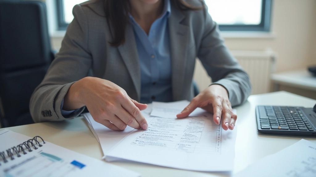 Деловой человек анализирует приоритеты задач, используя матрицу приоритизации и планировщик